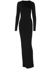 Load image into Gallery viewer, Black Evening Party Dress Women