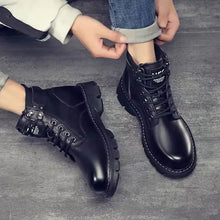 Load image into Gallery viewer, Men&#39;s High-top Fashion Motorcycle Ankle Boots