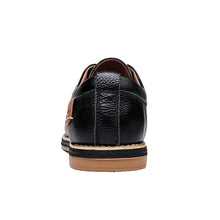 Load image into Gallery viewer, Men Genuine Leather Dress Brogue Lace Up Italian Shoes