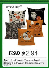 Load image into Gallery viewer, Happy Halloween Pumpkin Bat Magic Girl Flying Carpet Ghosts Decor Cushion Cover Halloween Decoration Horror House Party Supplies