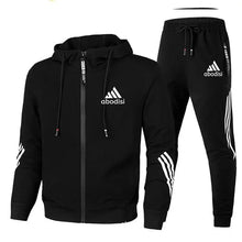 Load image into Gallery viewer, Athleisure Men&#39;s Sweatshirt &amp; Zip Sweatshirt Set