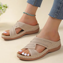 Load image into Gallery viewer, Women Summer Low Heels Slippers
