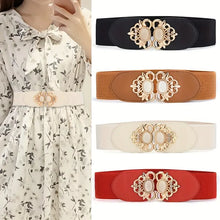 Load image into Gallery viewer, Women&#39;s Fashionable Golden Imitation Gemstone Shape Belt