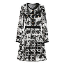 Load image into Gallery viewer, Women Knitted Dresses Elegant Fashion Vintage Dress