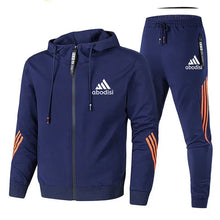 Load image into Gallery viewer, Athleisure Men&#39;s Sweatshirt &amp; Zip Sweatshirt Set