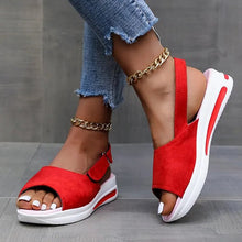 Load image into Gallery viewer, Women Breathable Soft Wedge Orthopedic Sandal