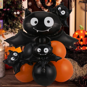 Halloween Balloons Decoration Set Bat Witch Pumpkin Film Ball Room Horror Props home decor Kids Toys