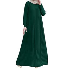 Load image into Gallery viewer, Women Muslim Abaya Dubai Long Sleeve Fashion A Line Robe Femme Islam Clothing