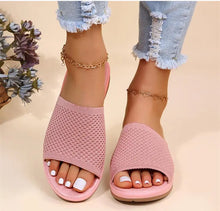 Load image into Gallery viewer, Women Elastic Force Summer Flat Slipper