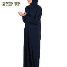 Load image into Gallery viewer, Muslim Long Kimono Hijab Dress for Women