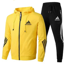 Load image into Gallery viewer, Athleisure Men&#39;s Sweatshirt &amp; Zip Sweatshirt Set