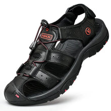 Load image into Gallery viewer, Men Genuine Leather Outdoor Sandals
