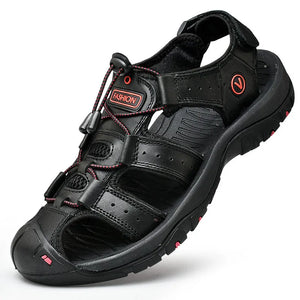 Men Genuine Leather Outdoor Sandals