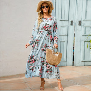 Spring Summer Bohemian Women Maxi Dress