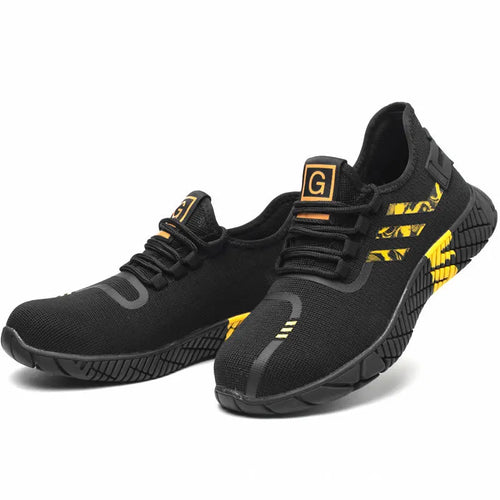 Men Work Sneakers Safety Shoes Construction Steel Toe Work Shoes
