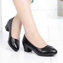 Load image into Gallery viewer, Women Colors Round Toe PU Leather Shoes
