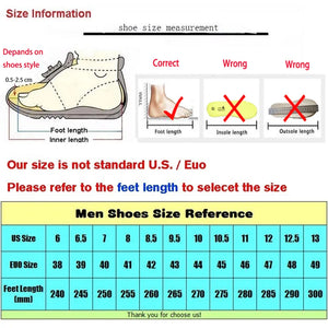 Men PU Leather Luxury Plus Size Party Office Business Shoes
