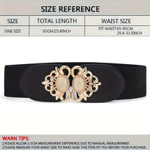 Load image into Gallery viewer, Women&#39;s Fashionable Golden Imitation Gemstone Shape Belt