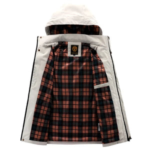 Men's Casual Windbreaker Hooded Jacket