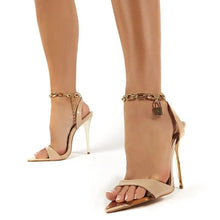 Load image into Gallery viewer, Women&#39;s Pointed Toe Stiletto Sandals