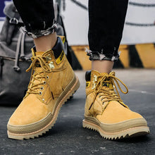 Load image into Gallery viewer, Men&#39;s Leather Martin Boots Workwear Outdoor Walking Anti Slip Work Shoes