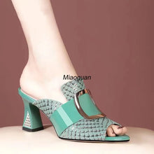 Load image into Gallery viewer, Women&#39;s Elegant Slippers High Heel Shoes
