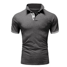 Load image into Gallery viewer, Mens  Summer Shorts Sleeve Polo Tee Shirt
