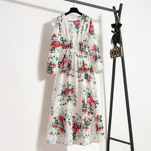 Spring Summer Bohemian Women Maxi Dress