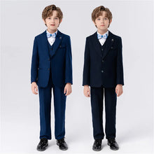 Load image into Gallery viewer, New 5 Piece Boy&#39;s Suit Set Formal Classy Kids Tuxedo Set