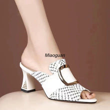 Load image into Gallery viewer, Women&#39;s Elegant Slippers High Heel Shoes
