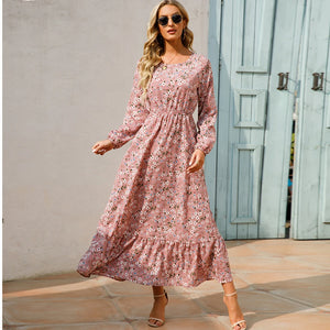 Spring Summer Bohemian Women Maxi Dress