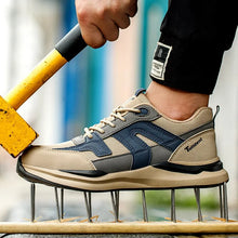 Load image into Gallery viewer, Men Safety Shoes With Steel Toe Cap Anti-smash Work Shoes