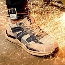 Load image into Gallery viewer, Men Safety Shoes With Steel Toe Cap Anti-smash Work Shoes