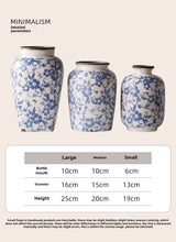 Load image into Gallery viewer, High End Blue and White Porcelain Vase