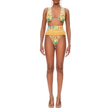 Load image into Gallery viewer, Ethnic Style Bikini Set for Women, Printed Tassel, High End Swimming Suit, Popular, New, 2024