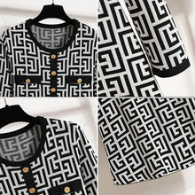 Load image into Gallery viewer, Women Knitted Dresses Elegant Fashion Vintage Dress