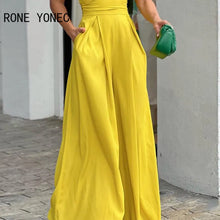 Load image into Gallery viewer, Women Elegant One Shoulder Jumpsuit