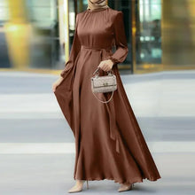 Load image into Gallery viewer, Muslim Maxi Dresses for Women Arabian Abayas for Women