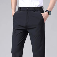 Load image into Gallery viewer, Men Thin Business Stretch Slim Chino Pants