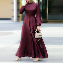 Load image into Gallery viewer, Muslim Maxi Dresses for Women Arabian Abayas for Women