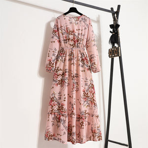 Spring Summer Bohemian Women Maxi Dress