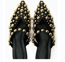 Load image into Gallery viewer, Women Studs Gladiator Sandals Causal Flat Shoes