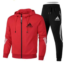Load image into Gallery viewer, Athleisure Men&#39;s Sweatshirt &amp; Zip Sweatshirt Set