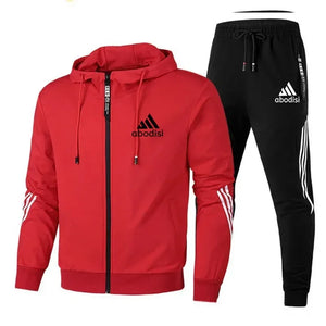 Athleisure Men's Sweatshirt & Zip Sweatshirt Set