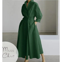 Load image into Gallery viewer, Womens Fashion Long Sleeve Maxi Dress
