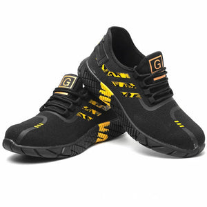 Men Work Sneakers Safety Shoes Construction Steel Toe Work Shoes