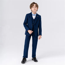 Load image into Gallery viewer, New 5 Piece Boy&#39;s Suit Set Formal Classy Kids Tuxedo Set