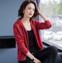 Load image into Gallery viewer, Women Knitted Cardigan