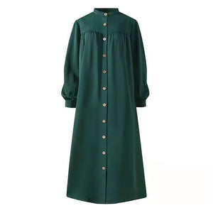 Muslim Long Kimono Hijab Dress for Women