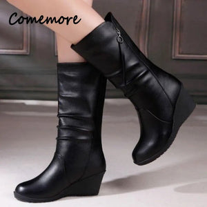 Women Thick-soled Short Boots